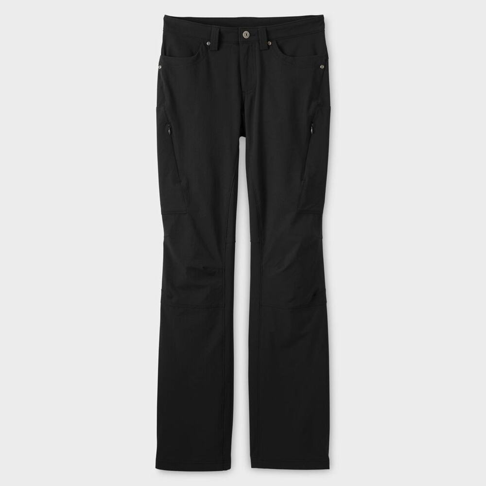 Duluth Flexpedition Bootcut Black Stretch Pants Womens Size 10x33 - 6 Pockets